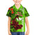 Personalised Hawaii Christmas Kid Hawaiian Shirt Mele Kalikimaka Kakau Polynesian Shark Tattoo - Wonder Print Shop