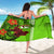 Personalised Hawaii Christmas Sarong Mele Kalikimaka Kakau Polynesian Shark Tattoo - Wonder Print Shop