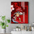 Personalised Hawaii Christmas Canvas Wall Art Mele Kalikimaka Surfing Santa Claus - Wonder Print Shop