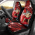 Personalised Hawaii Christmas Car Seat Cover Mele Kalikimaka Surfing Santa Claus - Wonder Print Shop