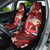 Personalised Hawaii Christmas Car Seat Cover Mele Kalikimaka Surfing Santa Claus - Wonder Print Shop