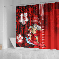 personalised-hawaii-christmas-shower-curtain-mele-kalikimaka-surfing-santa-claus