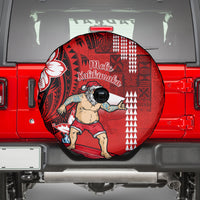 Personalised Hawaii Christmas Spare Tire Cover Mele Kalikimaka Surfing Santa Claus - Wonder Print Shop