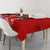 Personalised Hawaii Christmas Tablecloth Mele Kalikimaka Surfing Santa Claus - Wonder Print Shop