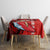 Personalised Hawaii Christmas Tablecloth Mele Kalikimaka Surfing Santa Claus - Wonder Print Shop