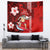 Personalised Hawaii Christmas Tapestry Mele Kalikimaka Surfing Santa Claus - Wonder Print Shop