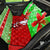 Personalised Hawaii Christmas Back Car Seat Cover Mele Kalikimaka Hawaiian Santa Tropical Vibes - Wonder Print Shop