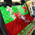 Personalised Hawaii Christmas Back Car Seat Cover Mele Kalikimaka Hawaiian Santa Tropical Vibes - Wonder Print Shop