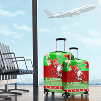Personalised Hawaii Christmas Luggage Cover Mele Kalikimaka Hawaiian Santa Tropical Vibes - Wonder Print Shop