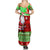 Personalised Hawaii Christmas Summer Maxi Dress Mele Kalikimaka Hawaiian Santa Tropical Vibes - Wonder Print Shop