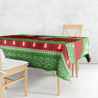 Personalised Hawaii Christmas Tablecloth Mele Kalikimaka Hawaiian Santa Tropical Vibes - Wonder Print Shop