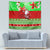 Personalised Hawaii Christmas Tapestry Mele Kalikimaka Hawaiian Santa Tropical Vibes - Wonder Print Shop