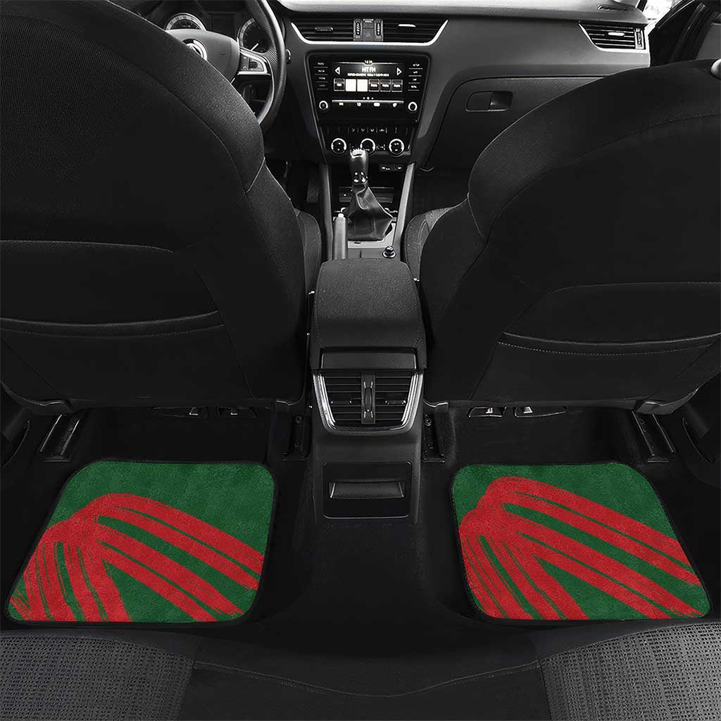 Custom Bangladesh And Australia Cricket Car Mats Kangaroo Tiger Together - Wonder Print Shop