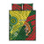 Custom Bangladesh And Australia Cricket Quilt Bed Set Kangaroo Tiger Together - Wonder Print Shop