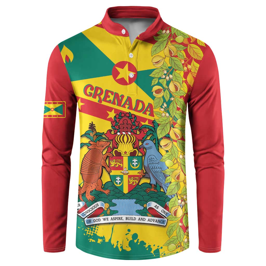 Grenada Button Sweatshirt Gwenad Nutmeg Island of Spice - Wonder Print Shop