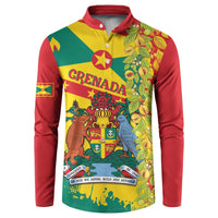 Grenada Button Sweatshirt Gwenad Nutmeg Island of Spice - Wonder Print Shop