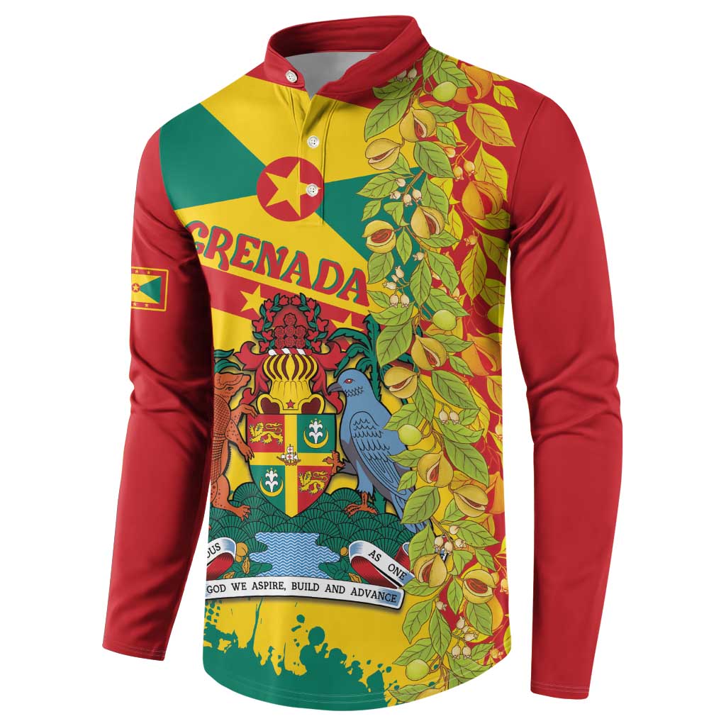 Grenada Button Sweatshirt Gwenad Nutmeg Island of Spice - Wonder Print Shop