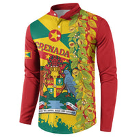 Grenada Button Sweatshirt Gwenad Nutmeg Island of Spice - Wonder Print Shop
