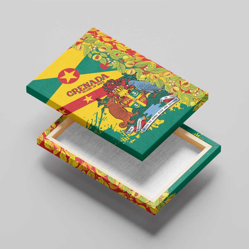 Grenada Canvas Wall Art Gwenad Nutmeg Island of Spice - Wonder Print Shop