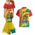 Grenada Couples Matching Mermaid Dress and Hawaiian Shirt Gwenad Nutmeg Island of Spice - Wonder Print Shop