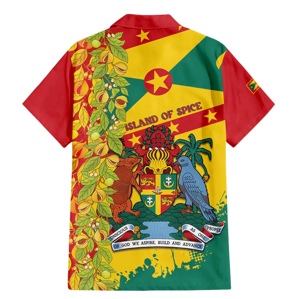 Grenada Family Matching Mermaid Dress and Hawaiian Shirt Gwenad Nutmeg Island of Spice - Wonder Print Shop