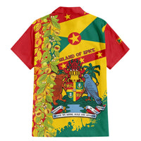 Grenada Family Matching Mermaid Dress and Hawaiian Shirt Gwenad Nutmeg Island of Spice - Wonder Print Shop