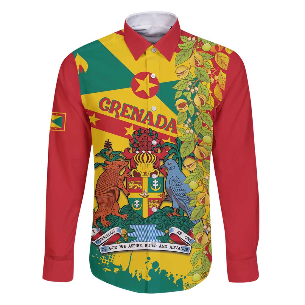 Grenada Family Matching Puletasi and Hawaiian Shirt Gwenad Nutmeg Island of Spice - Wonder Print Shop