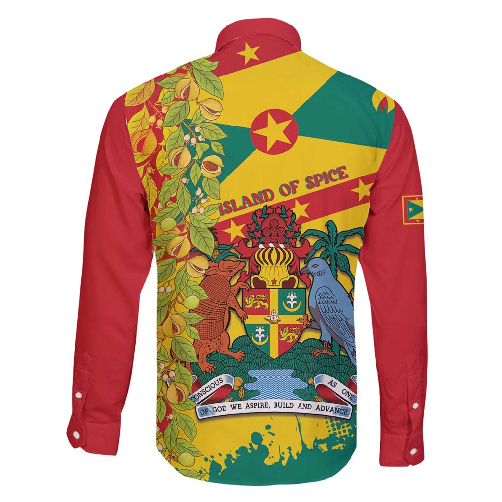 Grenada Family Matching Puletasi and Hawaiian Shirt Gwenad Nutmeg Island of Spice - Wonder Print Shop