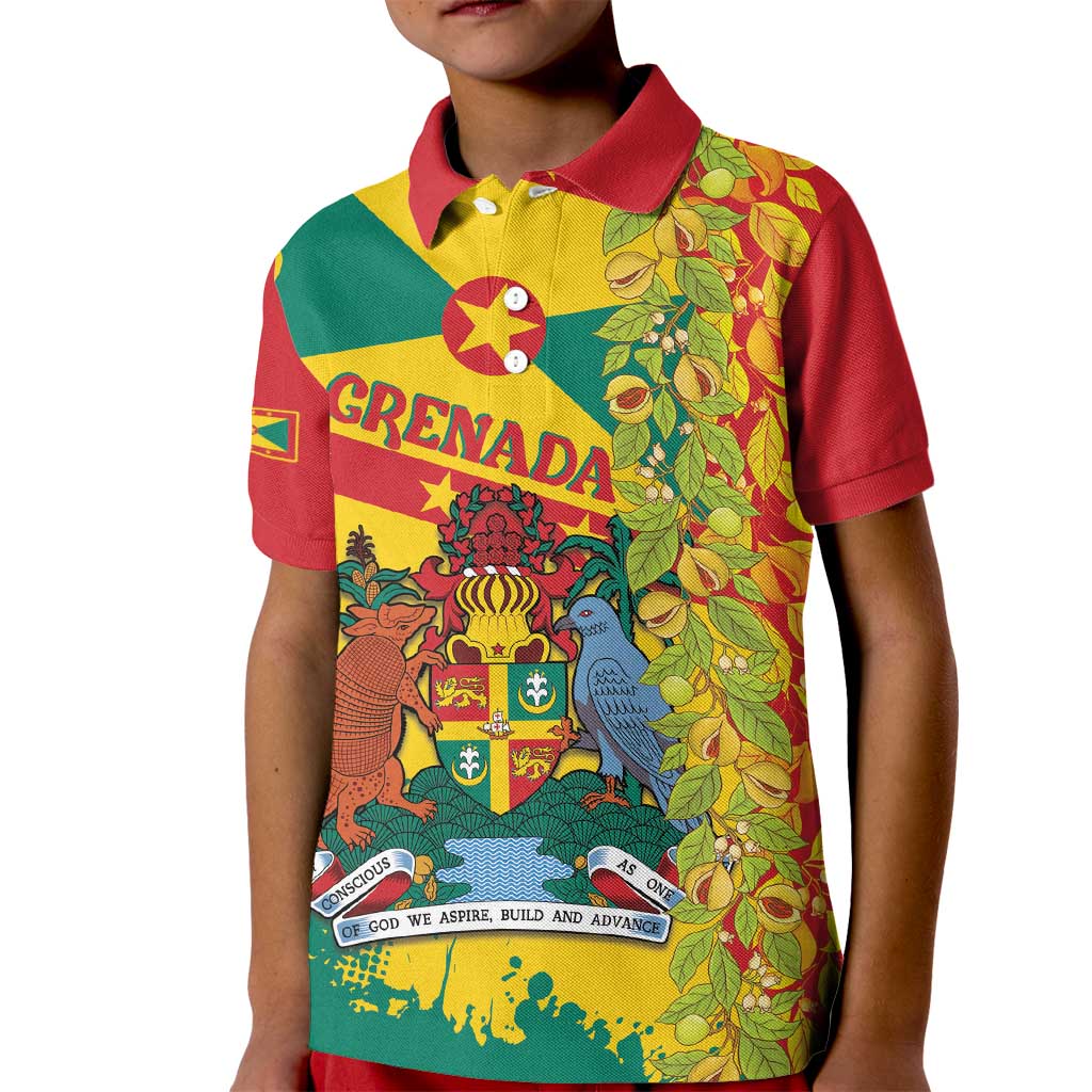 Grenada Kid Polo Shirt Gwenad Nutmeg Island of Spice - Wonder Print Shop