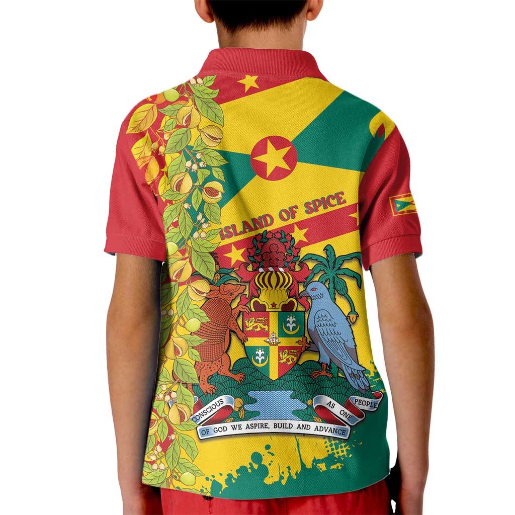 Grenada Kid Polo Shirt Gwenad Nutmeg Island of Spice - Wonder Print Shop