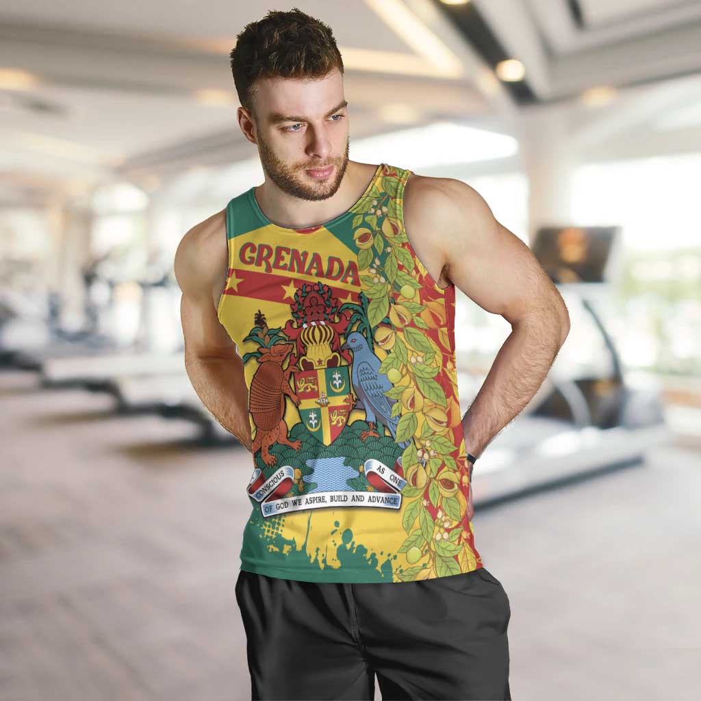 Grenada Men Tank Top Gwenad Nutmeg Island of Spice - Wonder Print Shop
