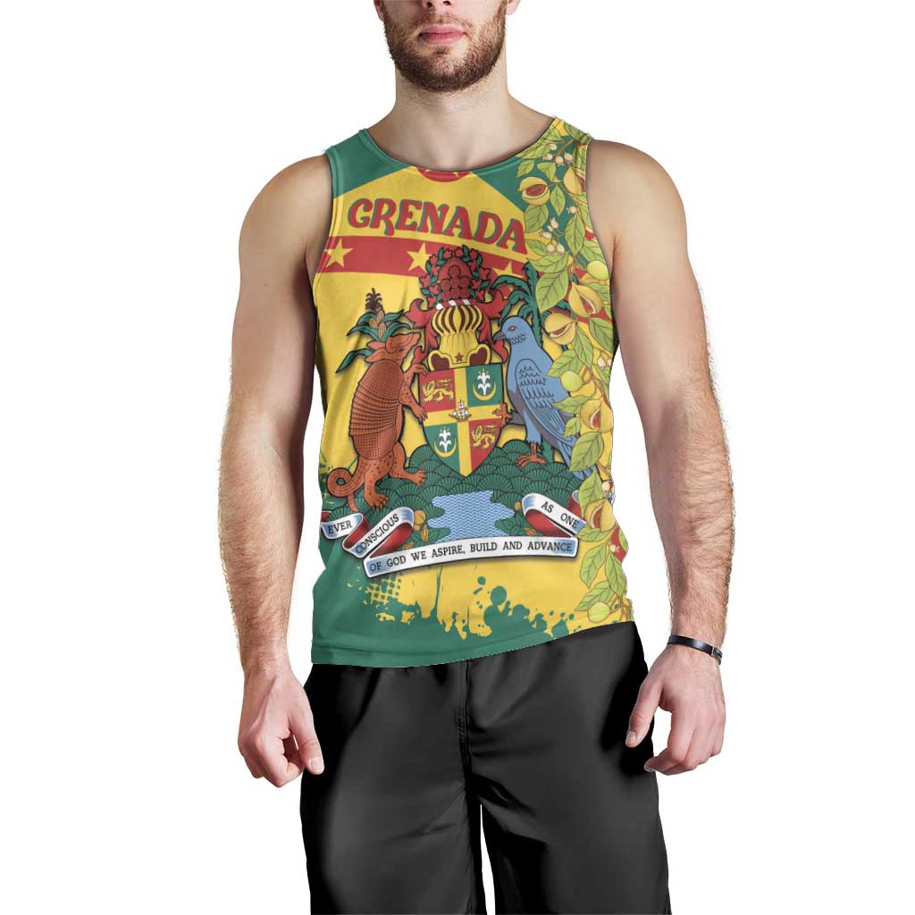 Grenada Men Tank Top Gwenad Nutmeg Island of Spice - Wonder Print Shop