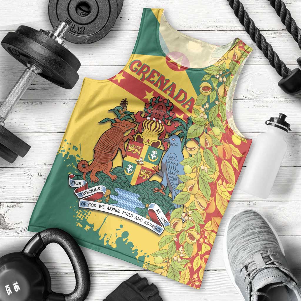 Grenada Men Tank Top Gwenad Nutmeg Island of Spice - Wonder Print Shop