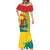 Grenada Mermaid Dress Gwenad Nutmeg Island of Spice - Wonder Print Shop