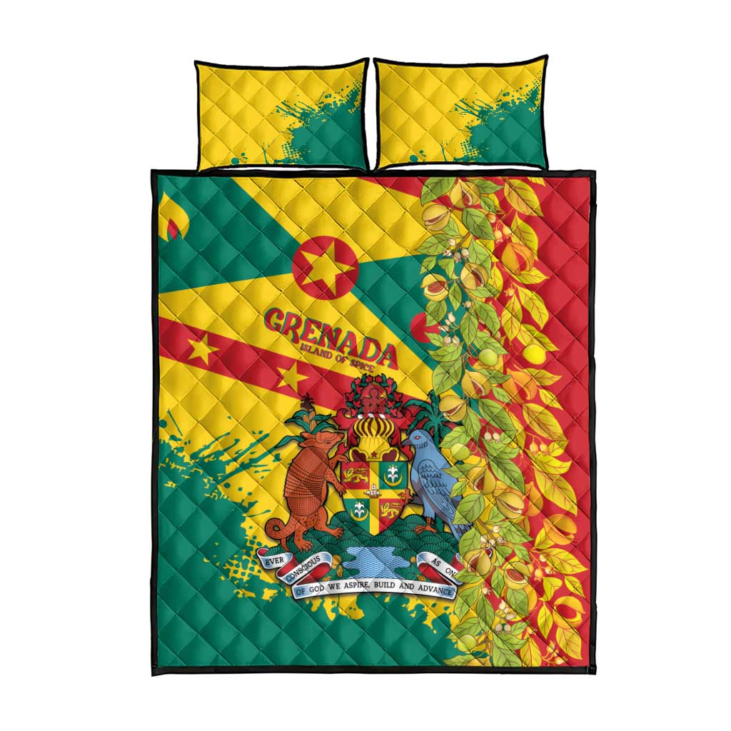Grenada Quilt Bed Set Gwenad Nutmeg Island of Spice - Wonder Print Shop
