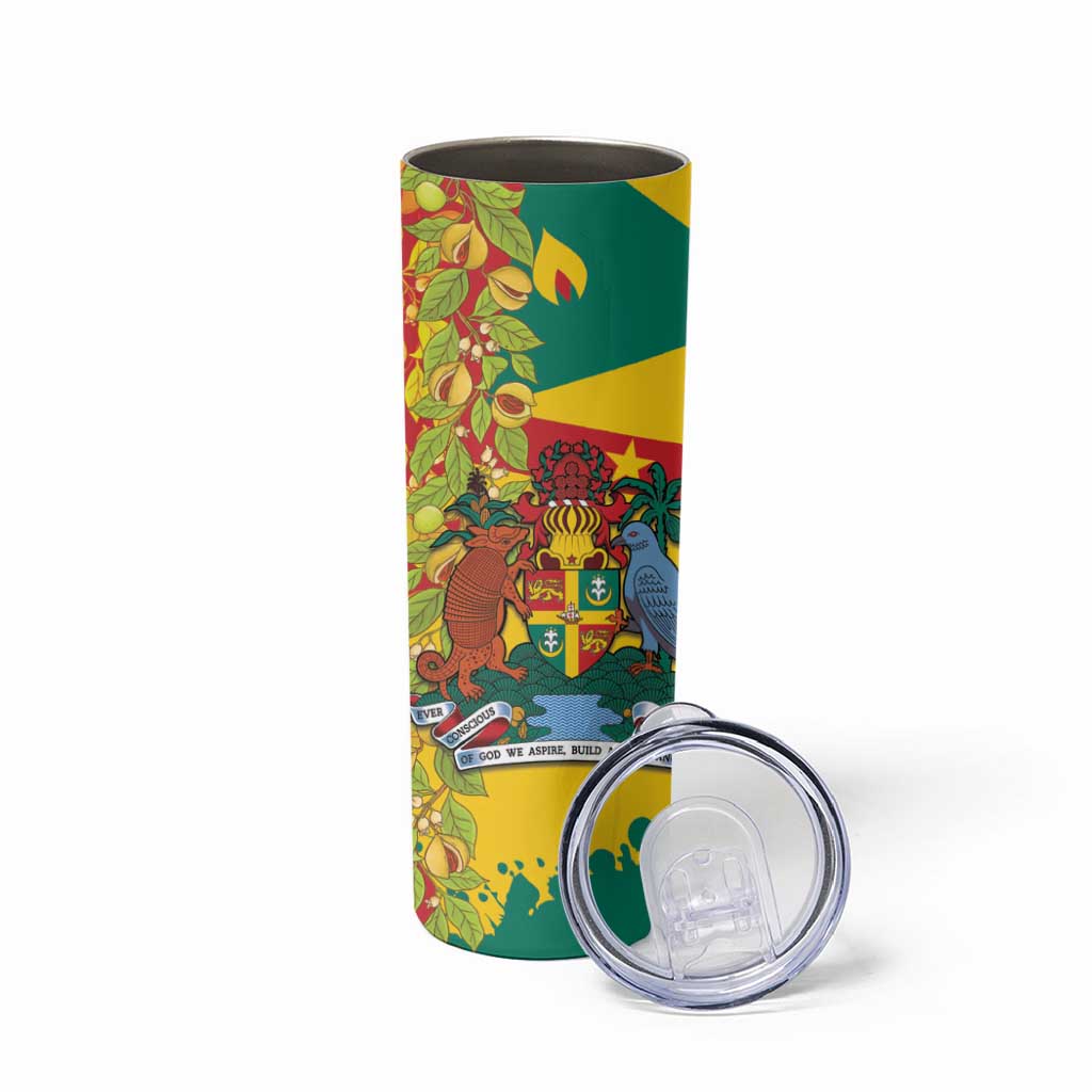 Grenada Skinny Tumbler Gwenad Nutmeg Island of Spice - Wonder Print Shop