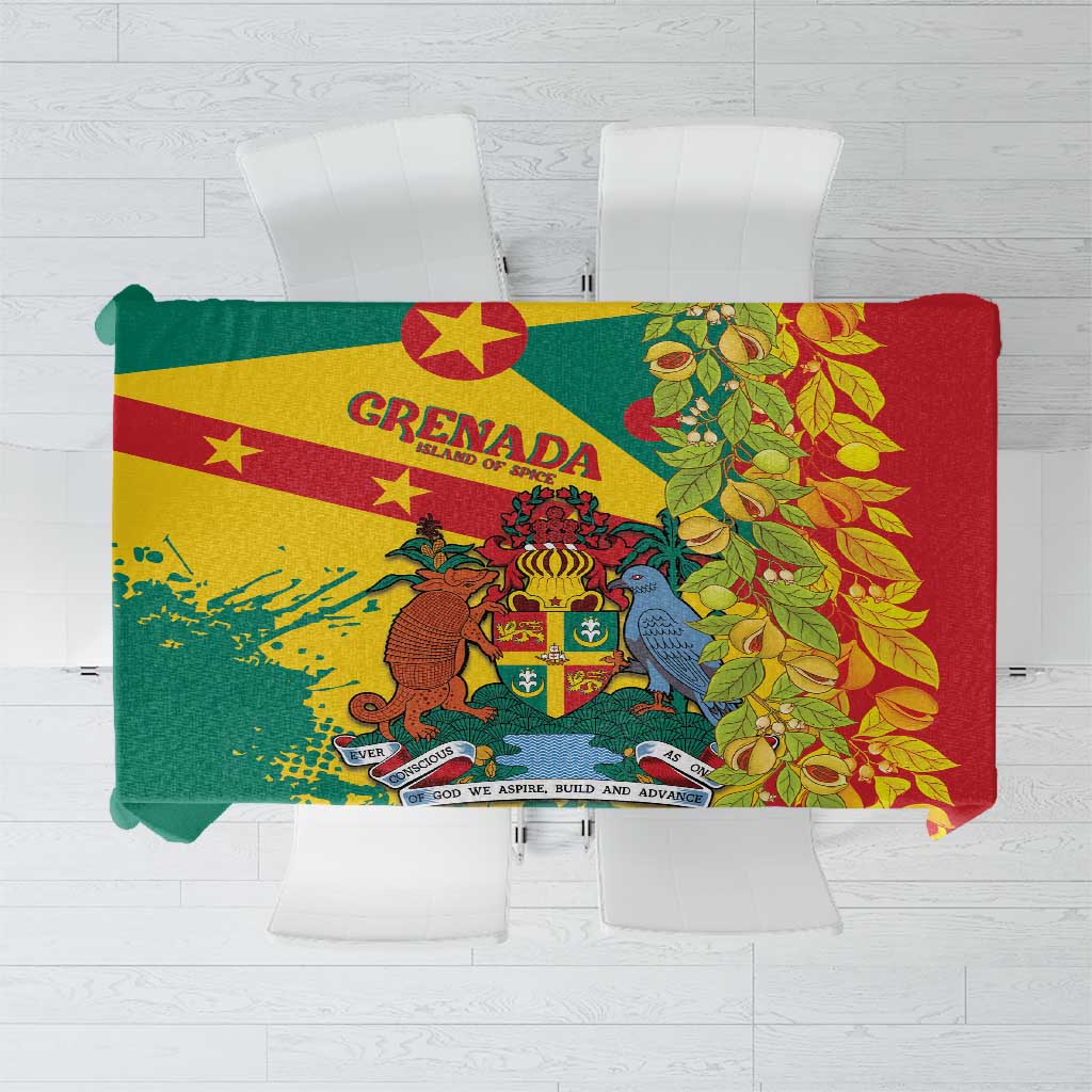 Grenada Tablecloth Gwenad Nutmeg Island of Spice - Wonder Print Shop