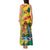 Grenada Tank Maxi Dress Gwenad Nutmeg Island of Spice - Wonder Print Shop