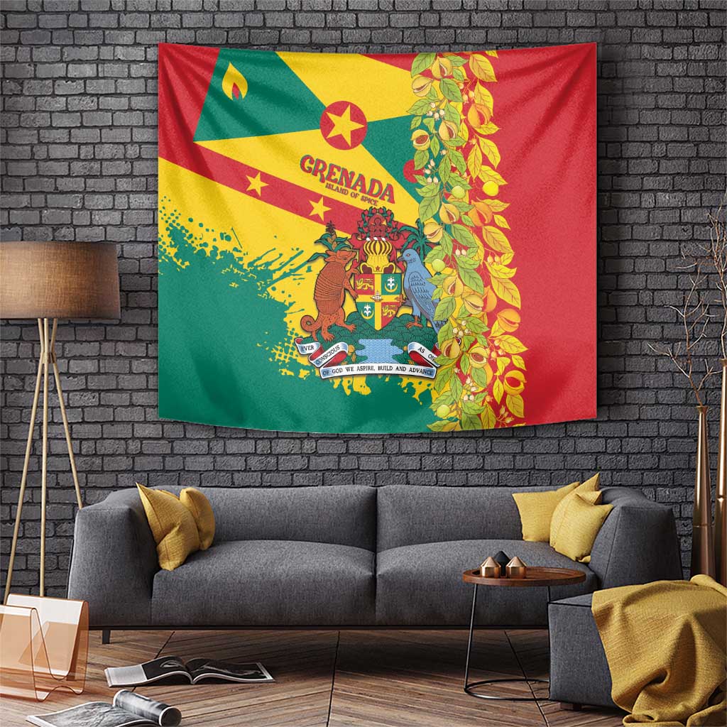 Grenada Tapestry Gwenad Nutmeg Island of Spice - Wonder Print Shop
