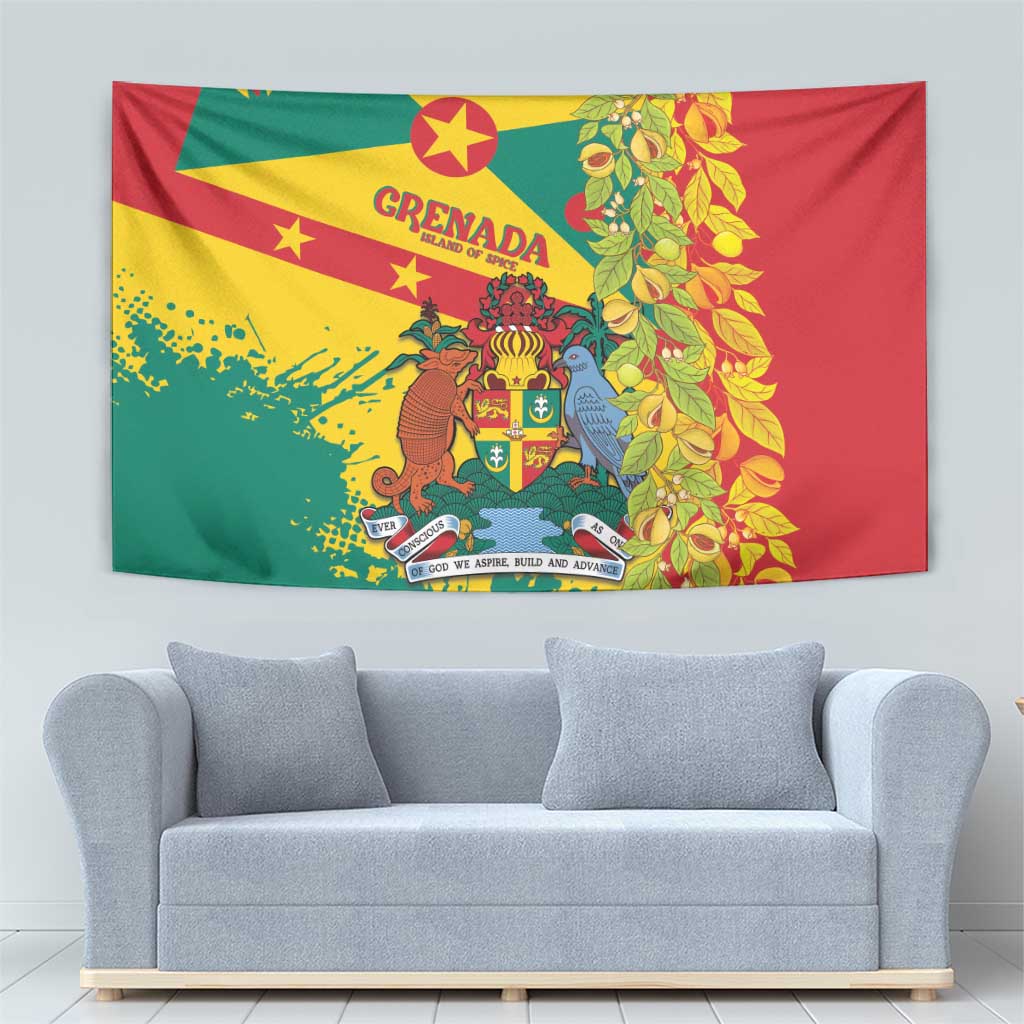 Grenada Tapestry Gwenad Nutmeg Island of Spice - Wonder Print Shop
