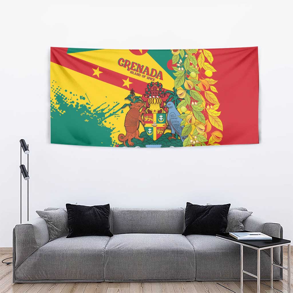 Grenada Tapestry Gwenad Nutmeg Island of Spice - Wonder Print Shop