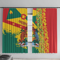 Grenada Window Curtain Gwenad Nutmeg Island of Spice - Wonder Print Shop