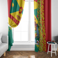 Grenada Window Curtain Gwenad Nutmeg Island of Spice - Wonder Print Shop
