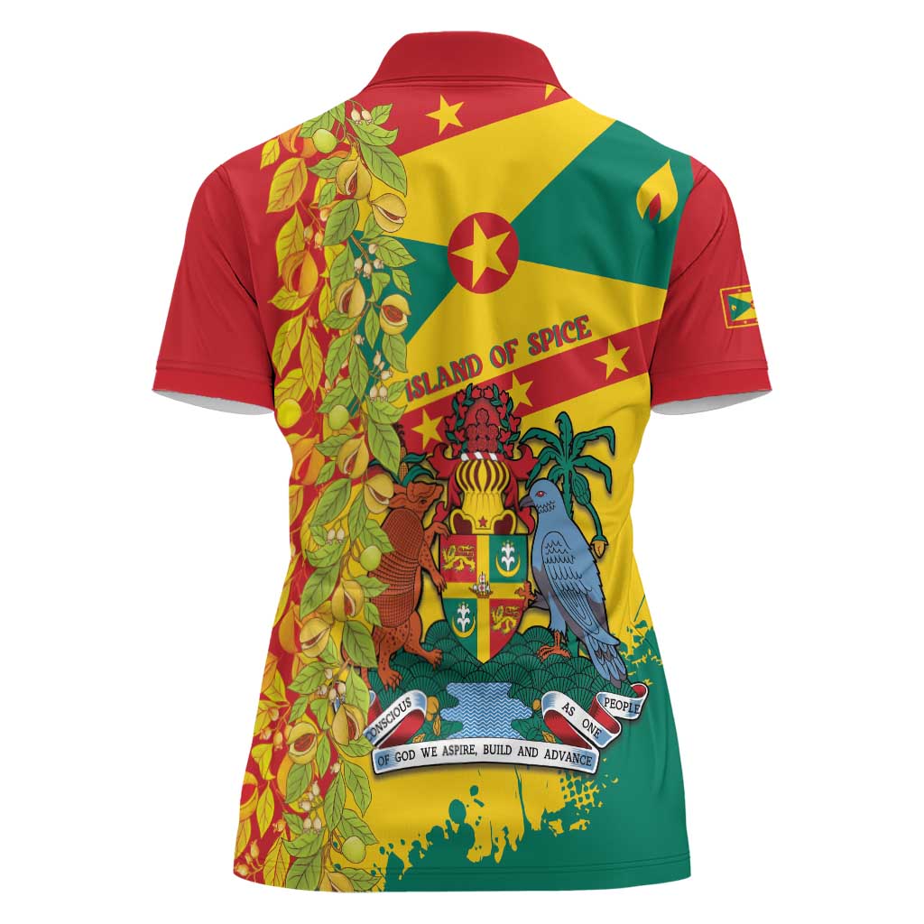 Grenada Women Polo Shirt Gwenad Nutmeg Island of Spice - Wonder Print Shop