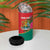 Grenada 1974 4 in 1 Can Cooler Tumbler Gwenad Map With Bougainvillea - Flag Color - Wonder Print Shop