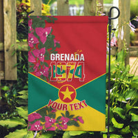 Grenada 1974 Garden Flag Gwenad Map With Bougainvillea - Flag Color - Wonder Print Shop