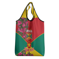 Grenada 1974 Grocery Bag Gwenad Map With Bougainvillea - Flag Color