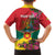 Grenada 1974 Kid Hawaiian Shirt Gwenad Map With Bougainvillea - Flag Color - Wonder Print Shop