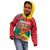 Grenada 1974 Kid Hoodie Gwenad Map With Bougainvillea - Flag Color - Wonder Print Shop