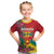 Grenada 1974 Kid T Shirt Gwenad Map With Bougainvillea - Flag Color - Wonder Print Shop